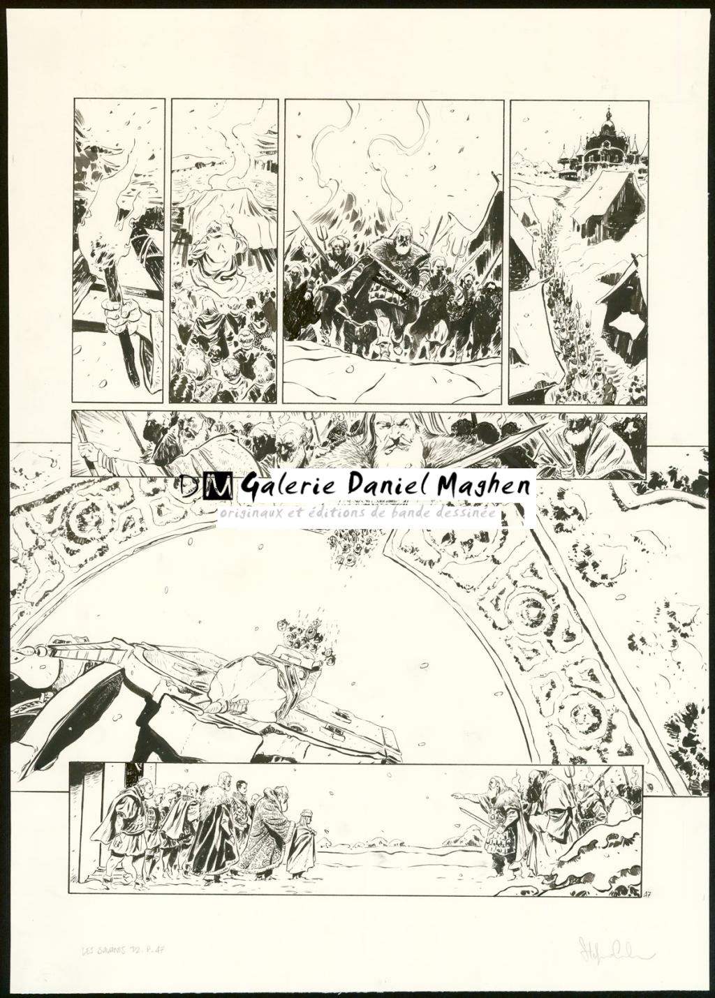 Planche originale n°47 - Stefano Carloni - Encre de Chine - 3613