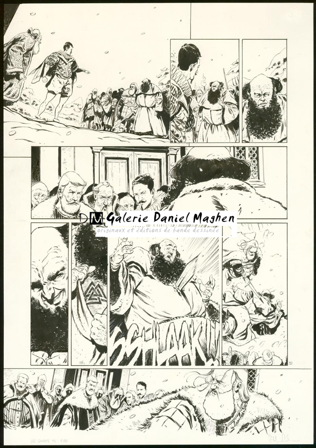 Planche originale n°52 - Stefano Carloni - Encre de Chine - 3614