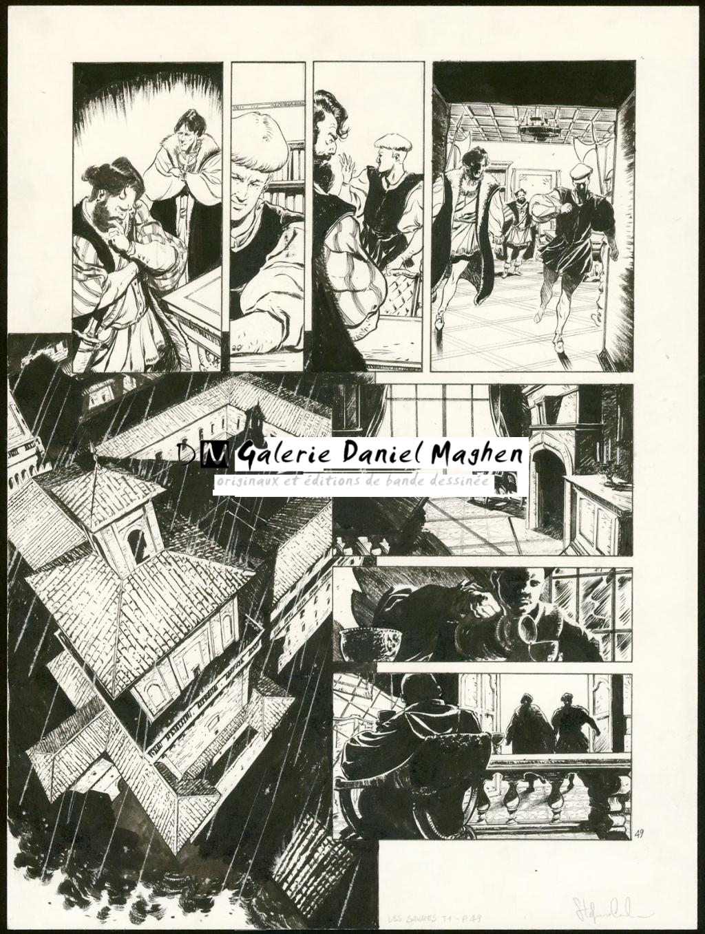 Planche originale n°49 - Stefano Carloni - Encre de Chine - 3616
