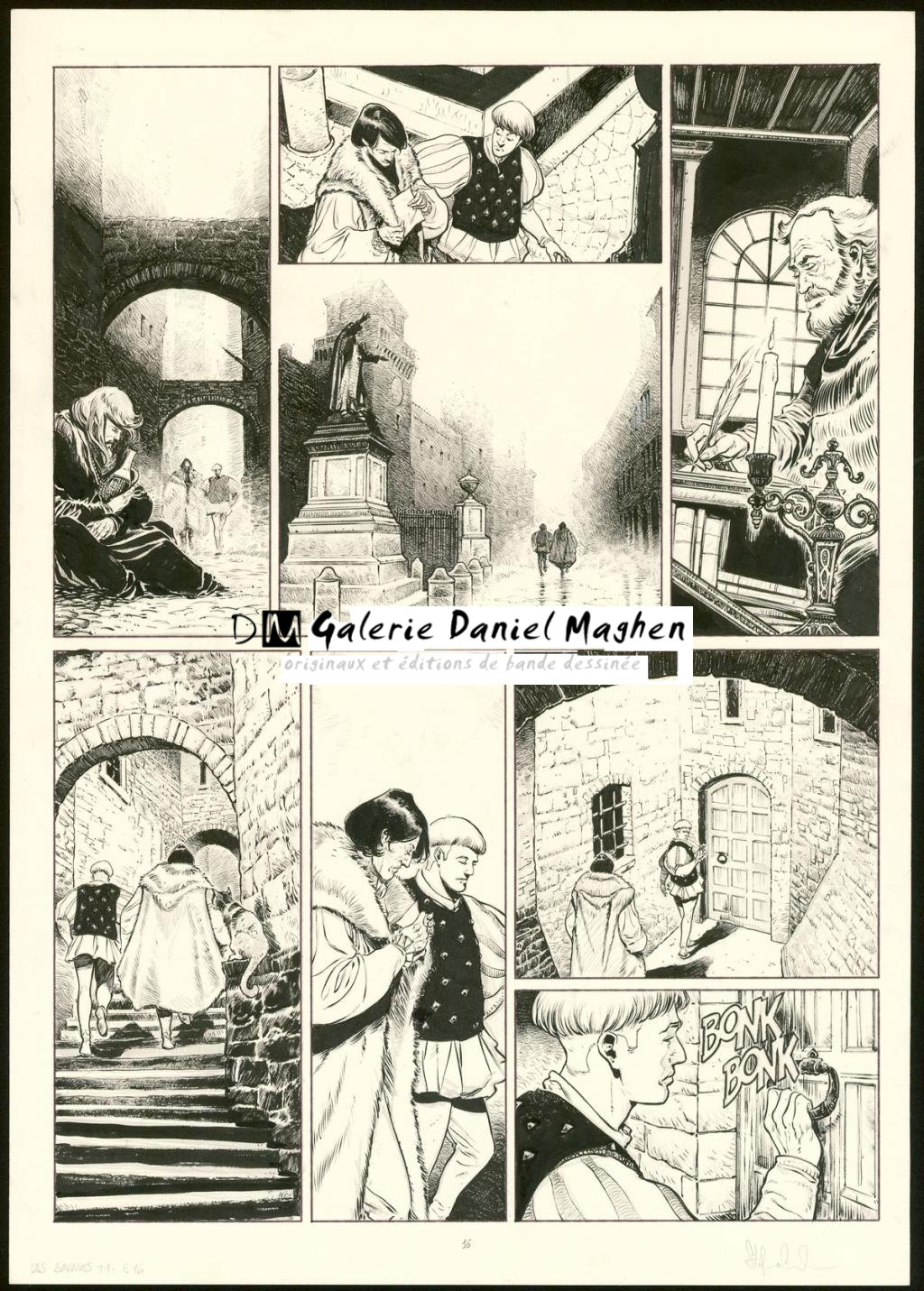 Planche originale n°16 - Stefano Carloni - Encre de Chine - 3617