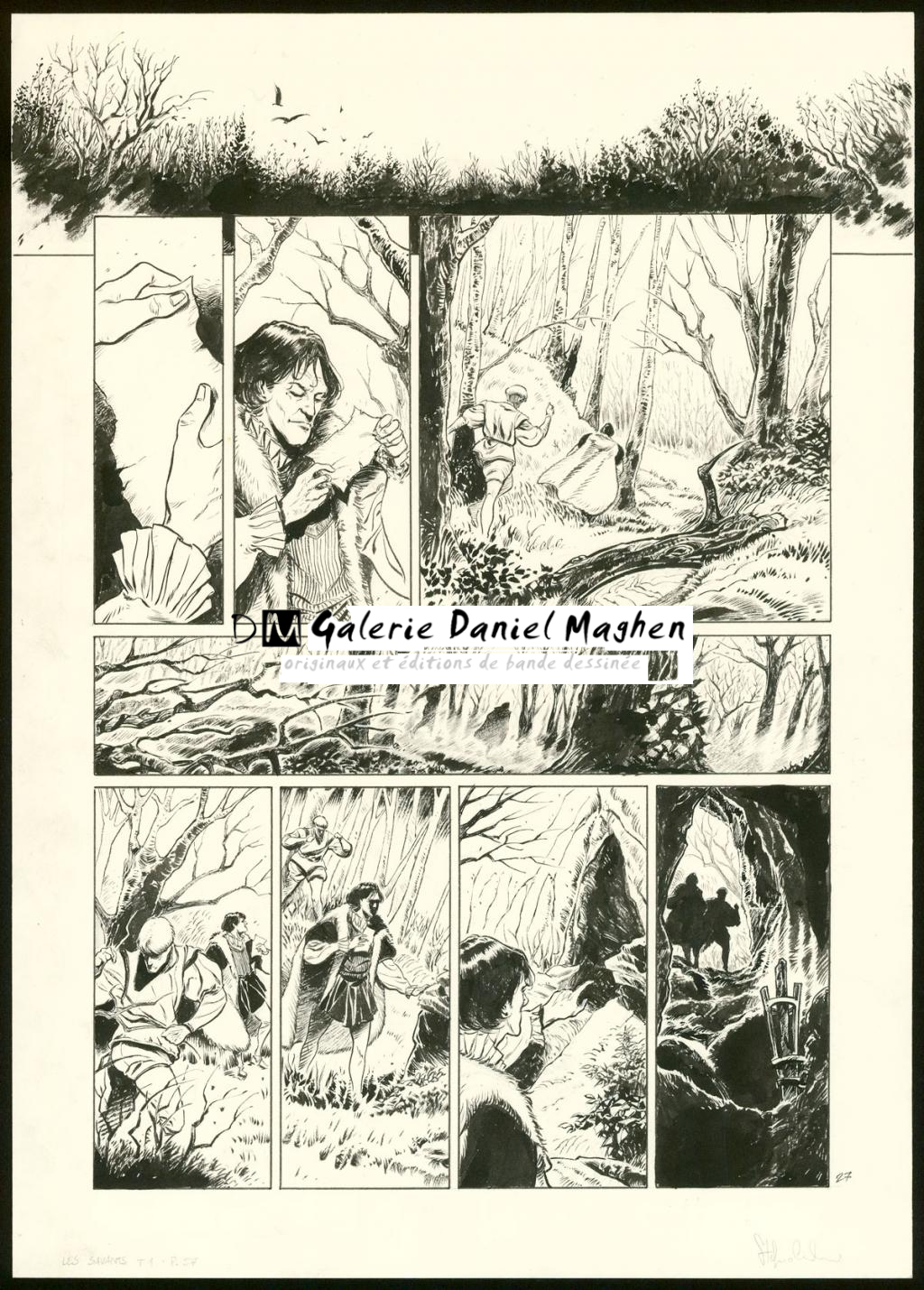 Planche originale n°27 - Stefano Carloni - Encre de Chine - 3618