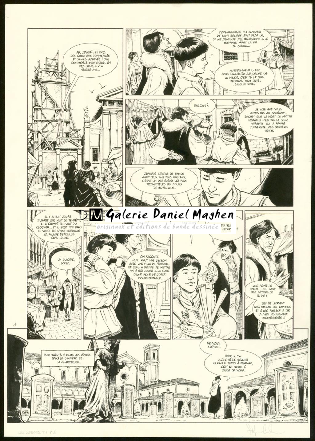 Planche originale n°6 - Stefano Carloni - Encre de Chine - 3620