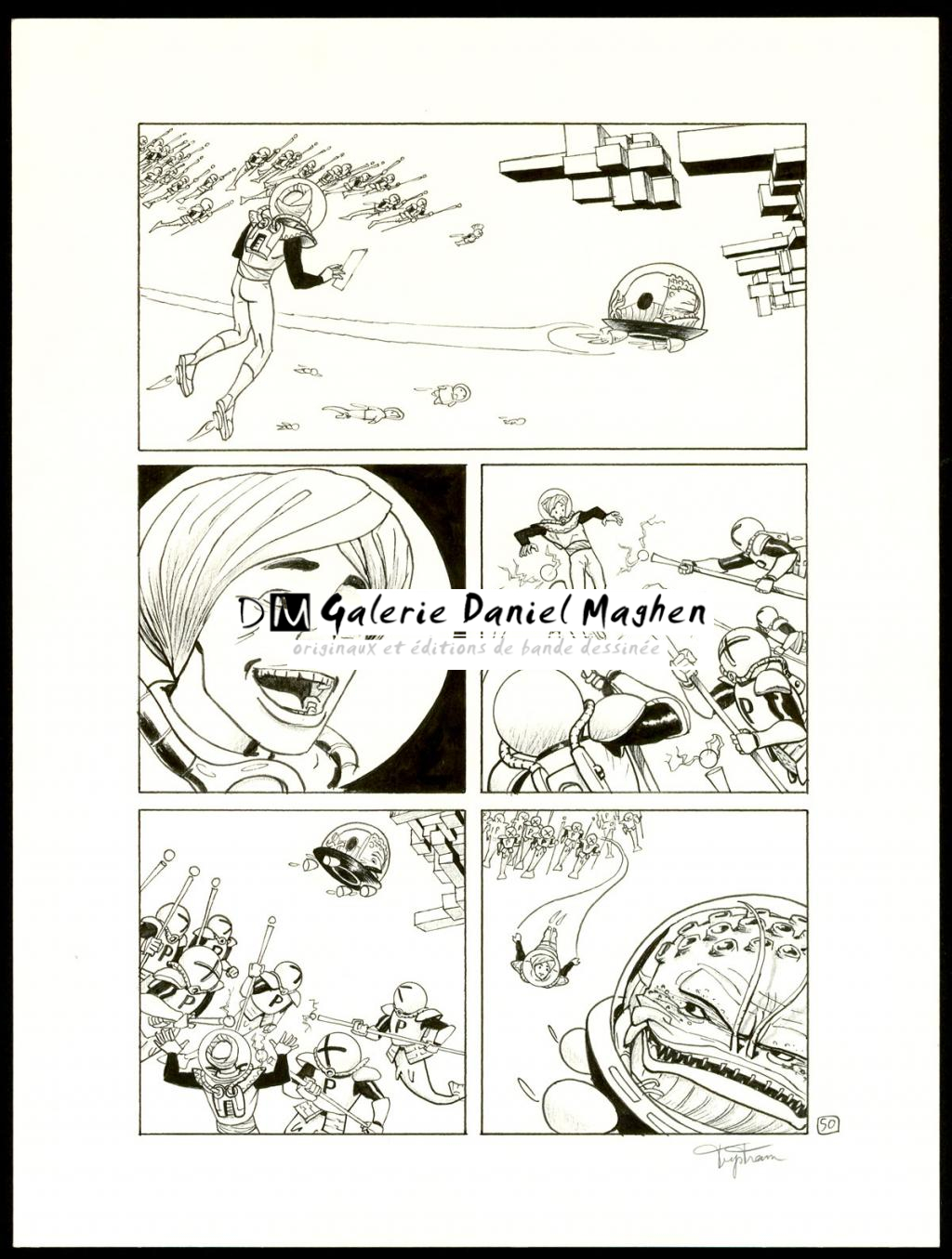 Planche originale - Martin Trystram - Encre de Chine - 3544