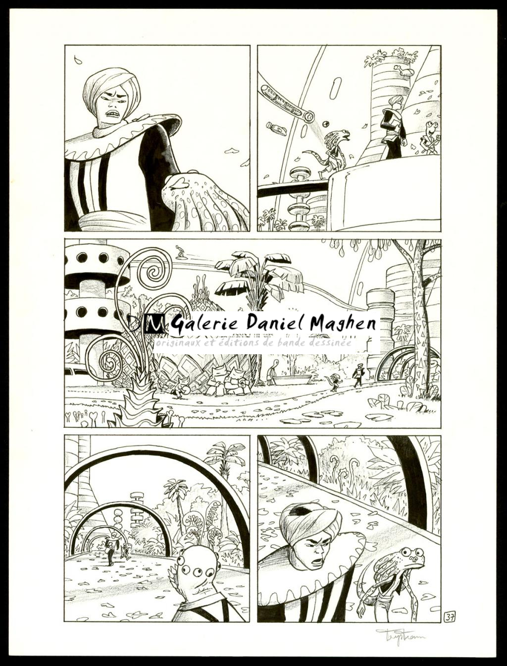 Planche originale - Martin Trystram - Encre de Chine - 3546