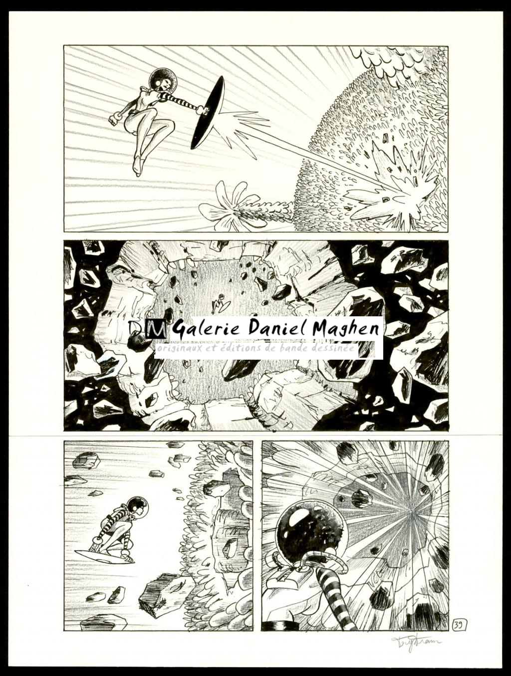 Planche originale - Martin Trystram - Encre de Chine - 3548