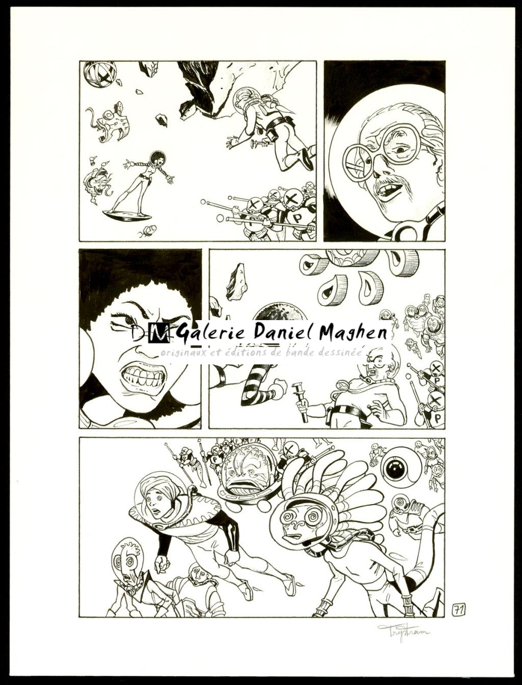 Planche originale - Martin Trystram - Encre de Chine - 3552