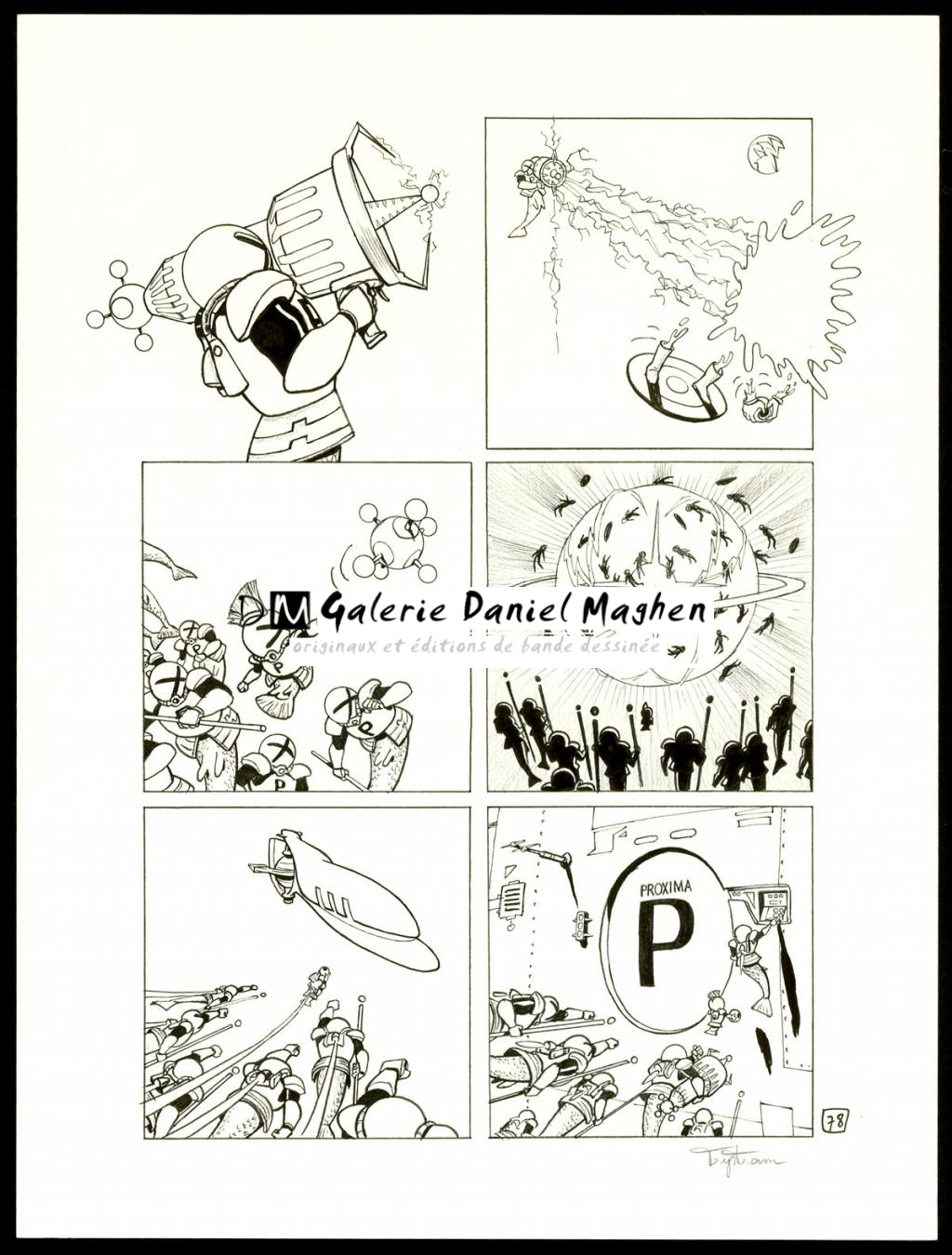 Planche originale - Martin Trystram - Encre de Chine - 3553