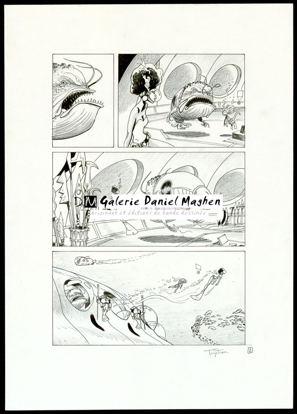 Planche originale - Martin Trystram - Encre de Chine - 3558