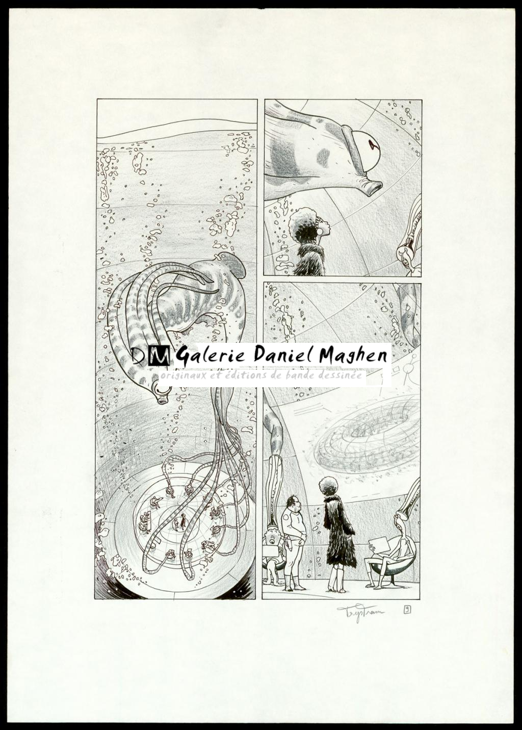 Planche originale - Martin Trystram - Encre de Chine - 3559