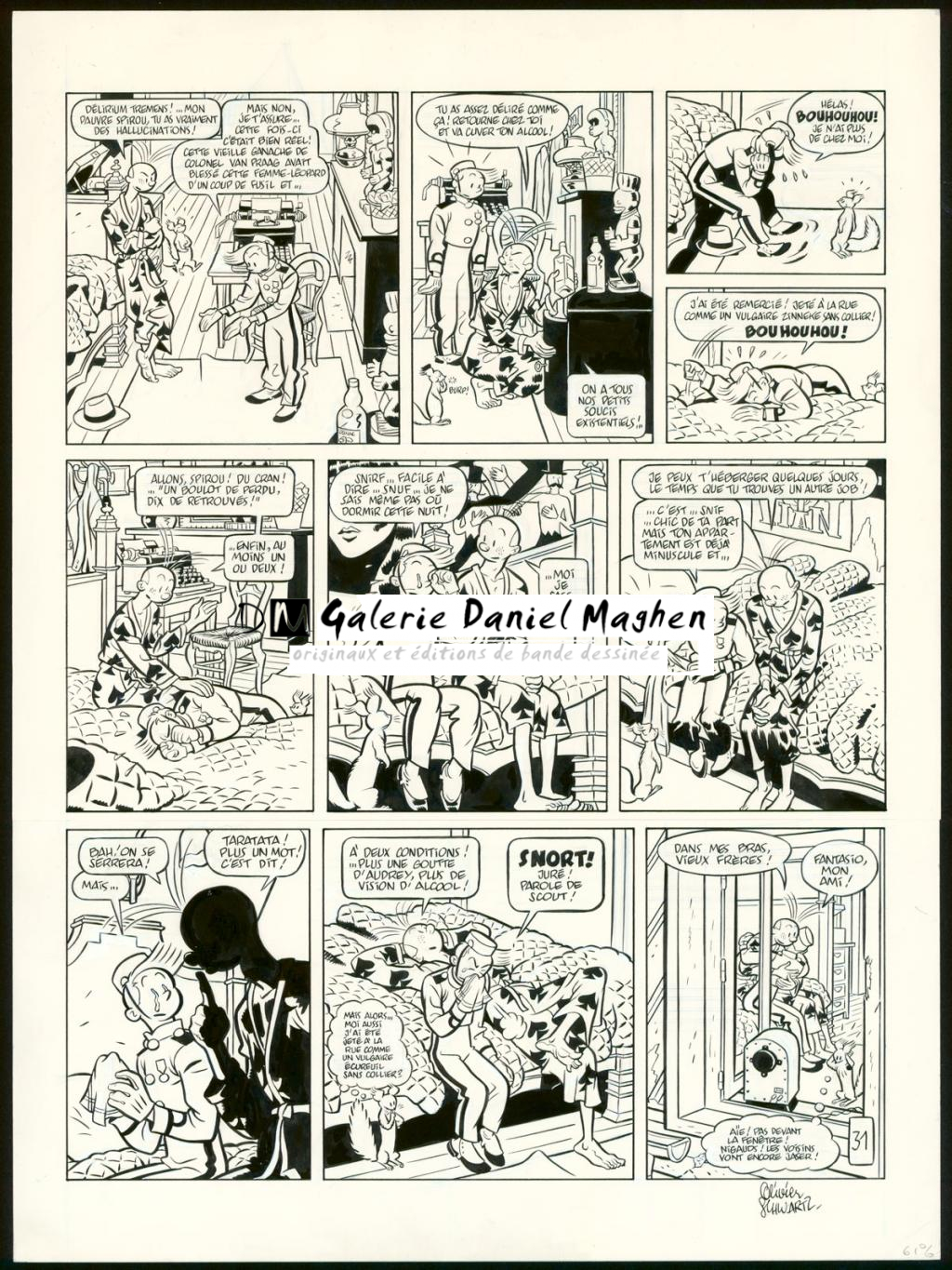 Planche originale n°31 - Olivier Schwartz - Encre de Chine sur papier - 6160