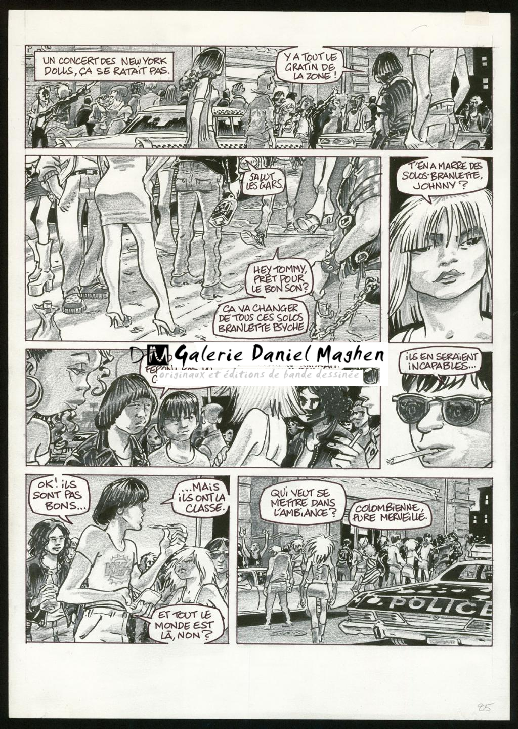 Planche originale n°25 - Eric Cartier - Mine de plomb et encre de Chine sur papier - 3790