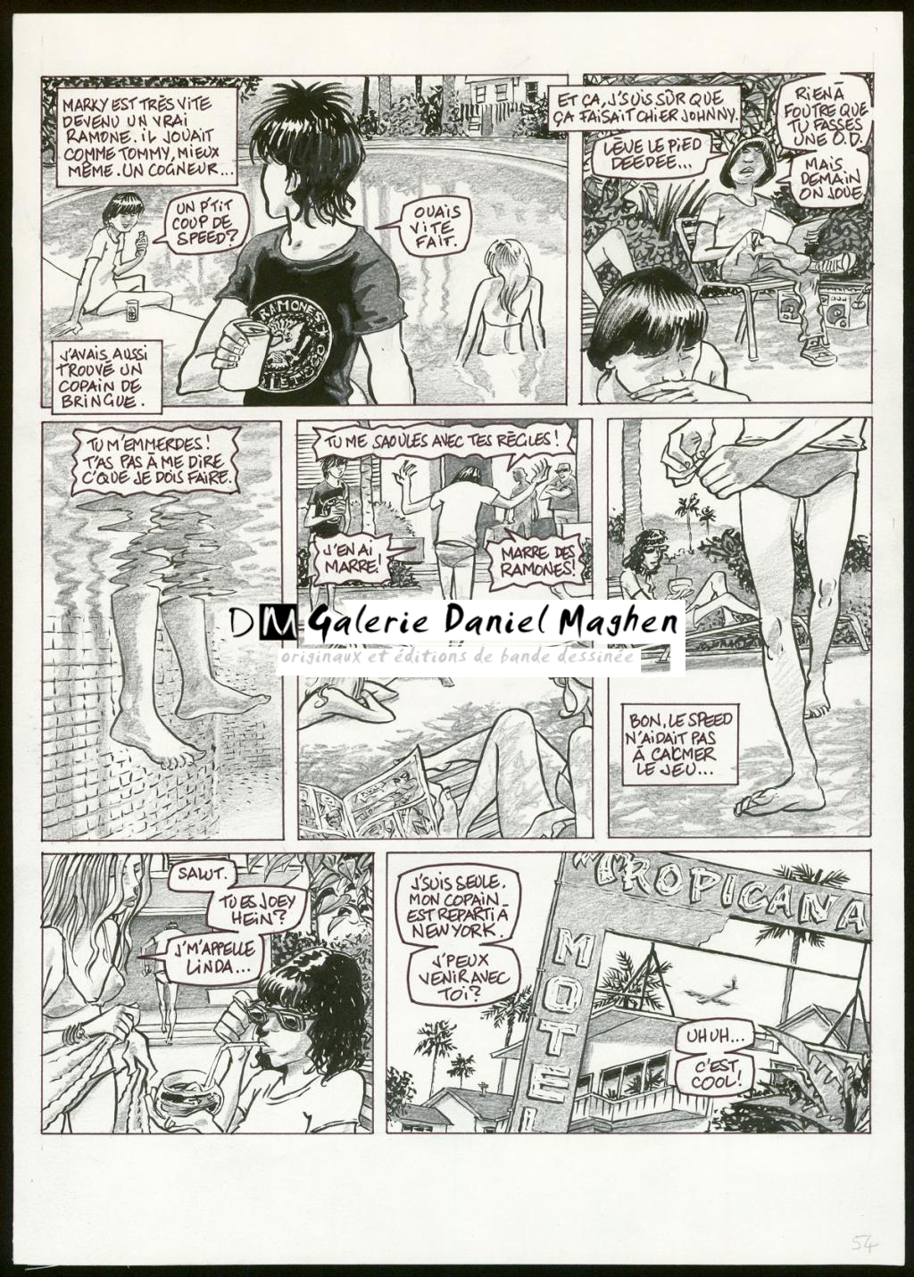 Planche originale n°54 - Eric Cartier - Mine de plomb et encre de Chine sur papier - 3629