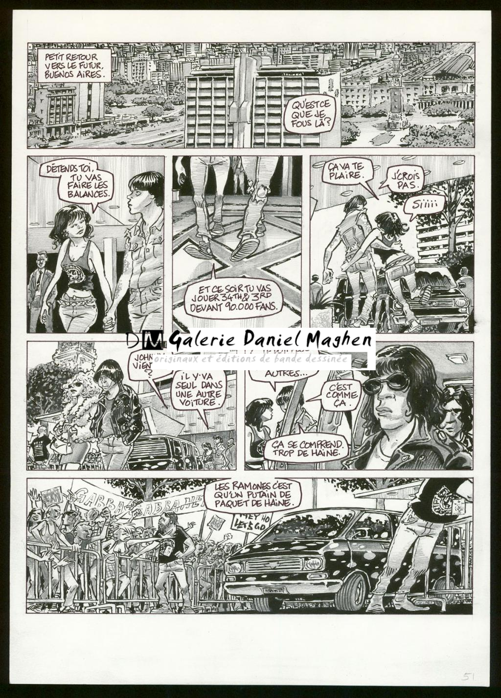 Planche originale n°51 - Eric Cartier - Mine de plomb et encre de Chine sur papier - 3628