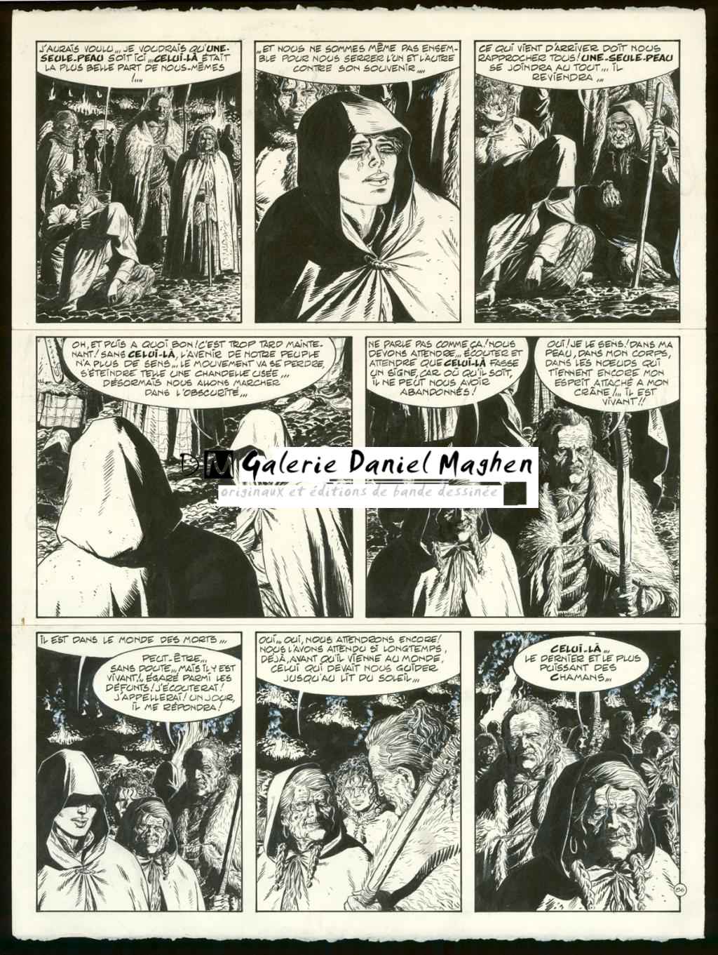 Planche originale n°86 - Claude Auclair - Encre de Chine sur papier - 3999