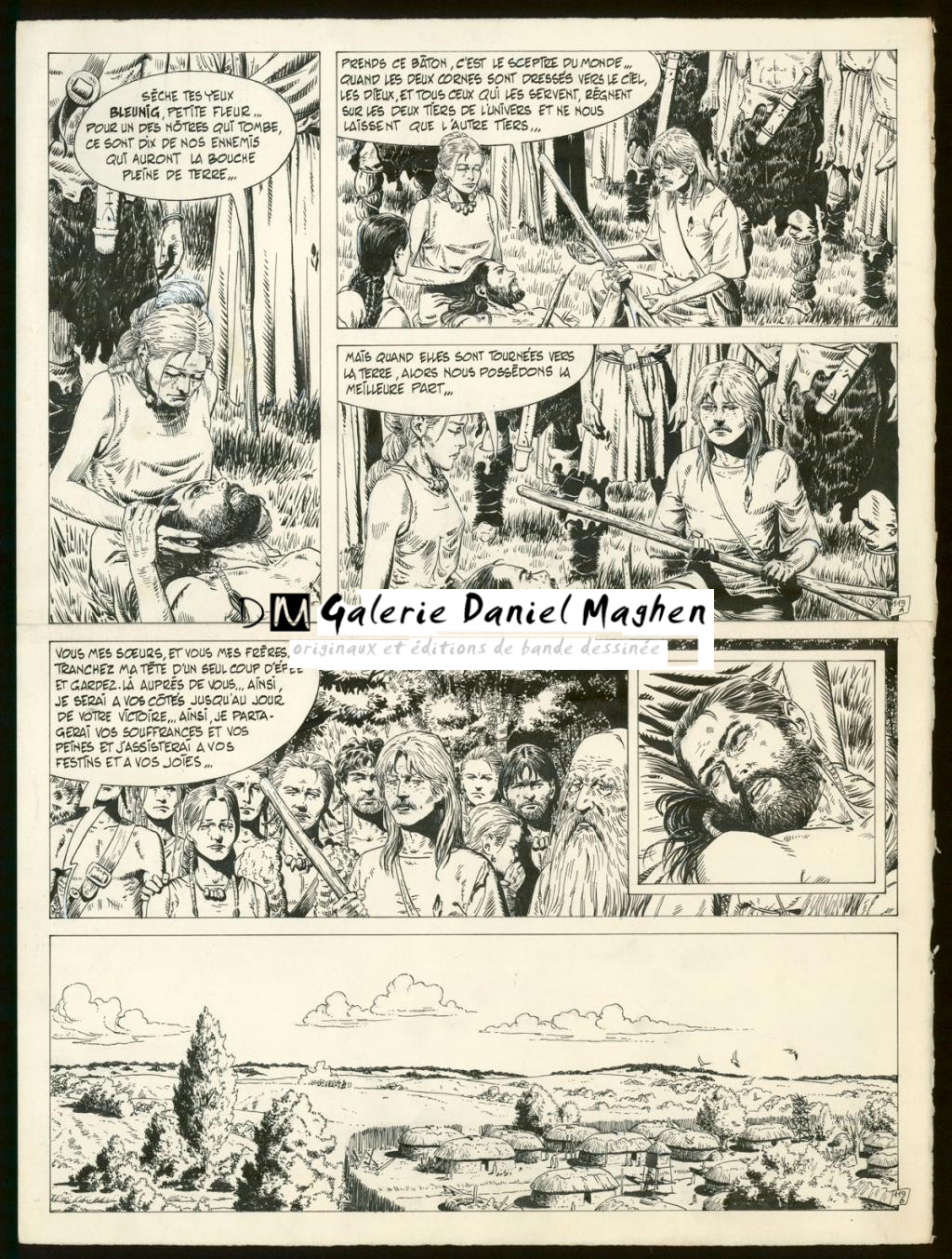 Planche originale n°119 - Claude Auclair - Encre de Chine sur papier - 4000