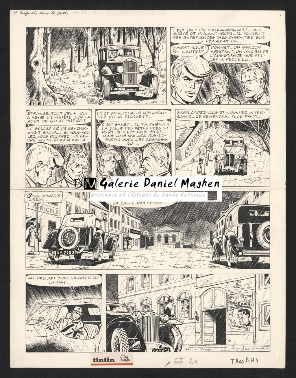 Planche originale n°4 - Tibet - Encre de Chine sur papier - 5133