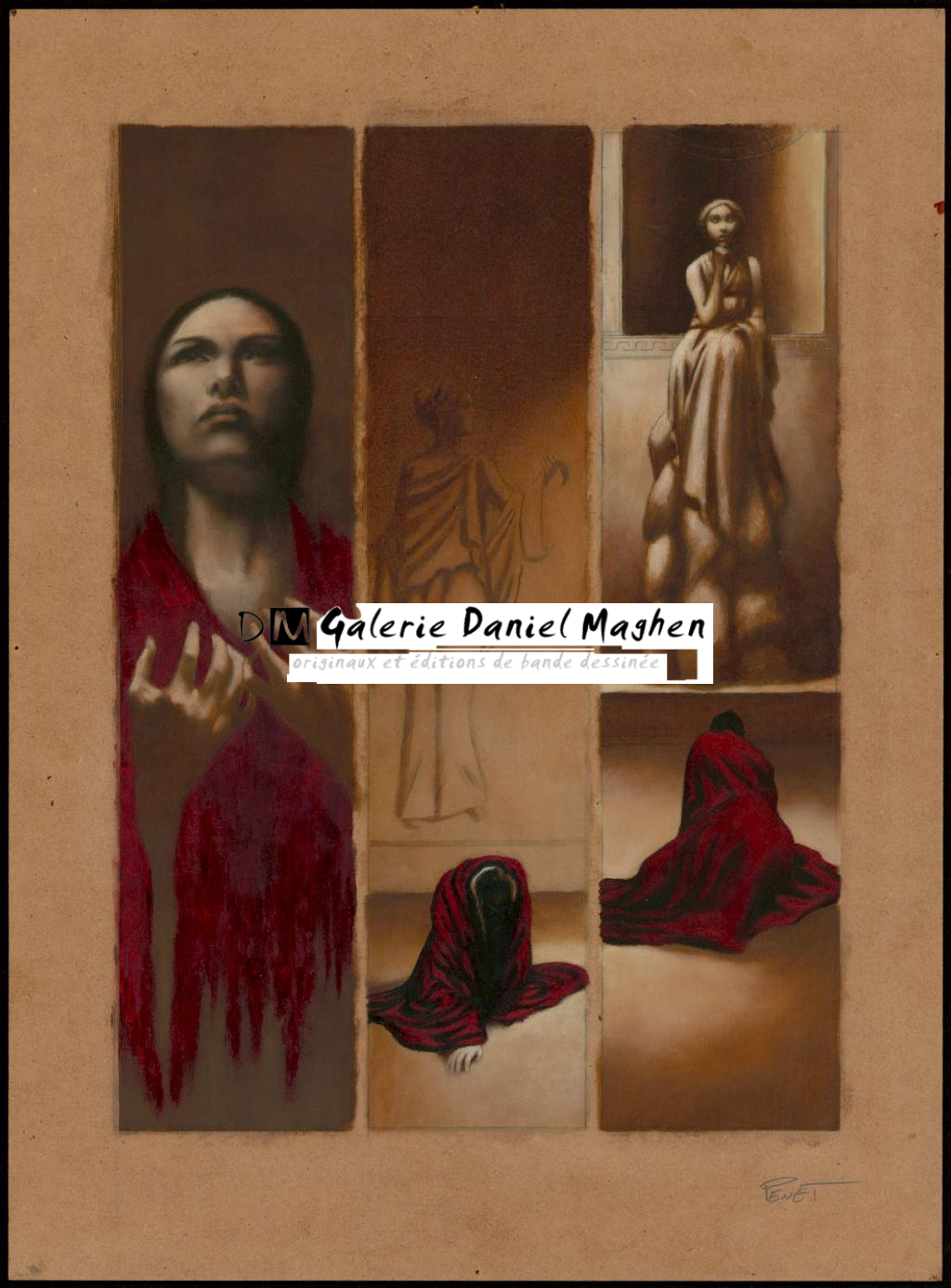 Planche originale n°49 - Régis Penet - Huile et crayon sur bois - 3571