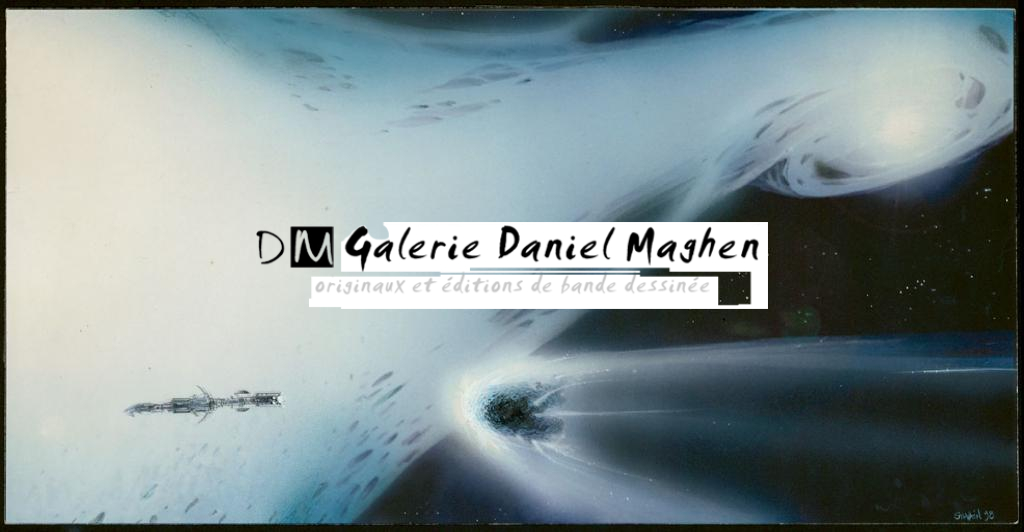 Concept art pour le film Super Nova par Walther Hill - Sylvain Despretz - Technique mixte sur papier - 3645