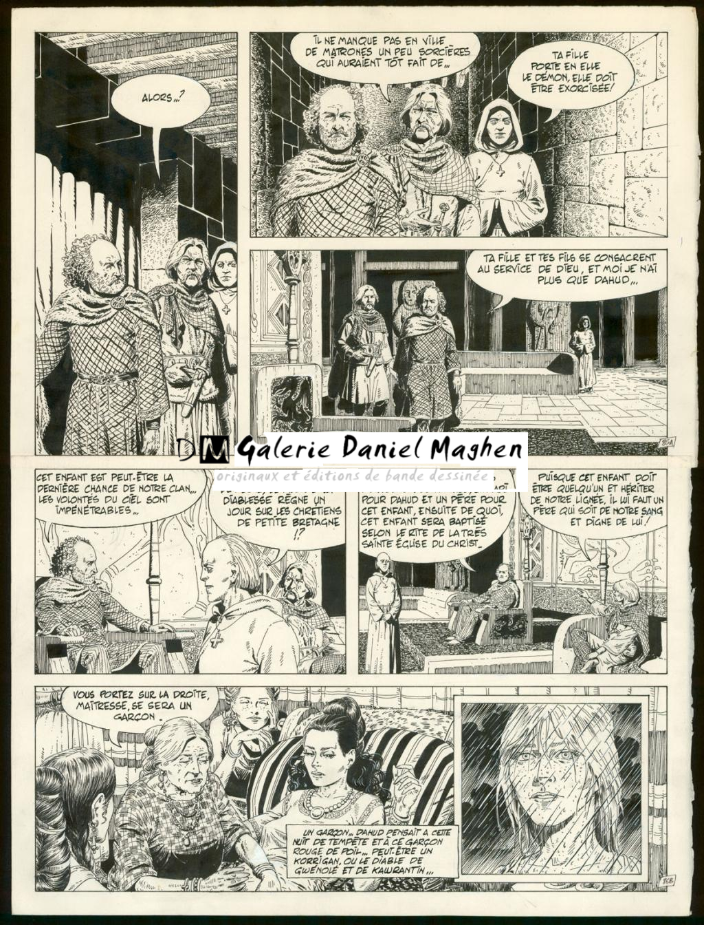 Planche originale n°86 - Claude Auclair - Encre de Chine sur papier - 4013