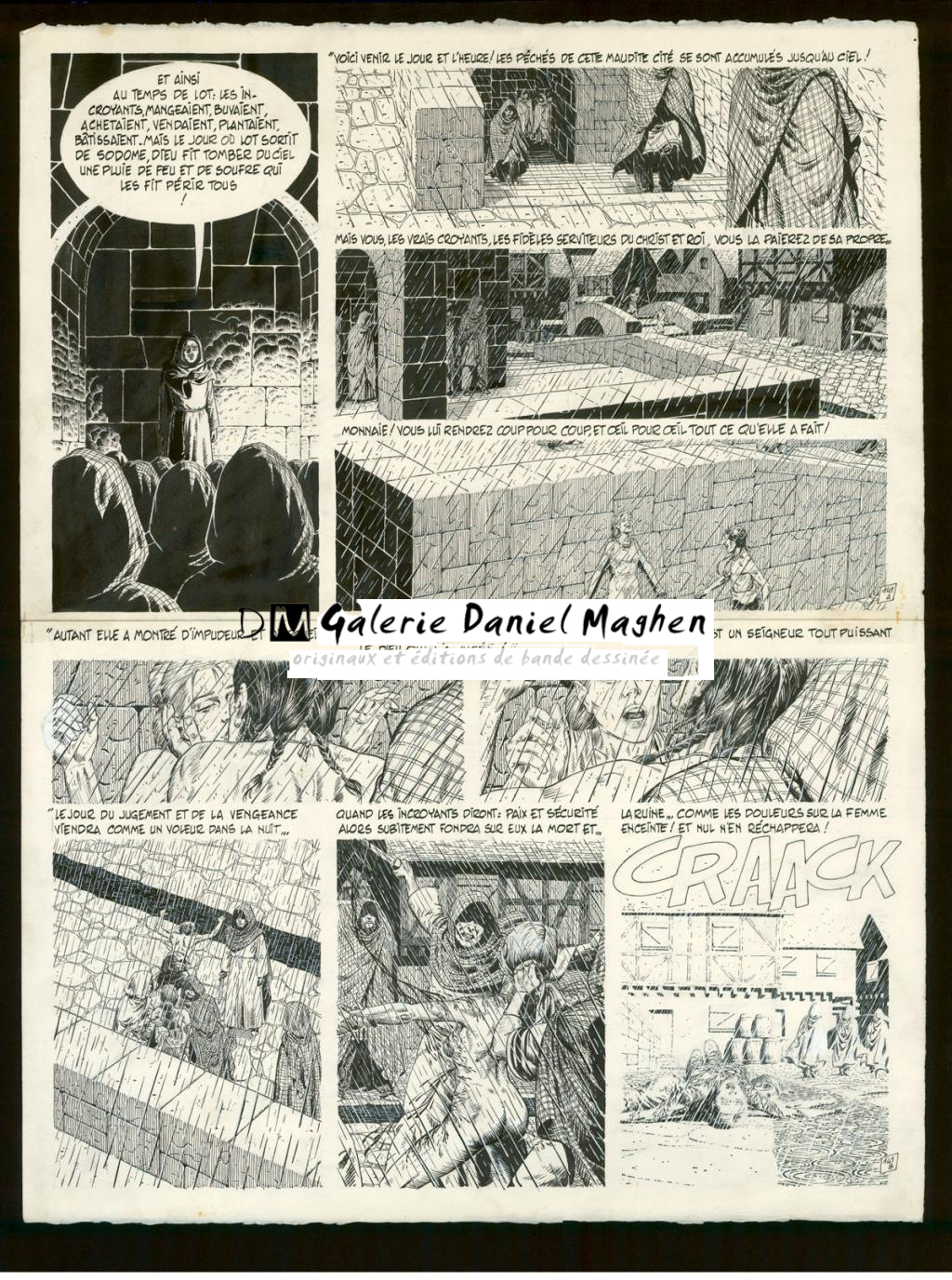 Planche originale n°141 - Claude Auclair - Encre de Chine sur papier - 4023