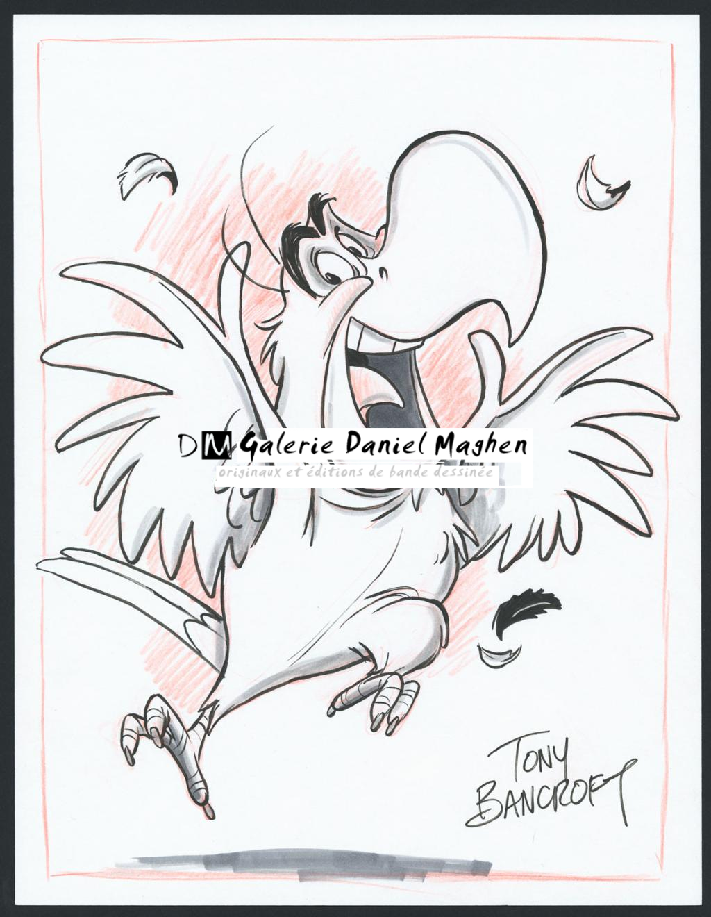 Illustration originale - Iago - Tony Bancroft - Technique mixte - 4550