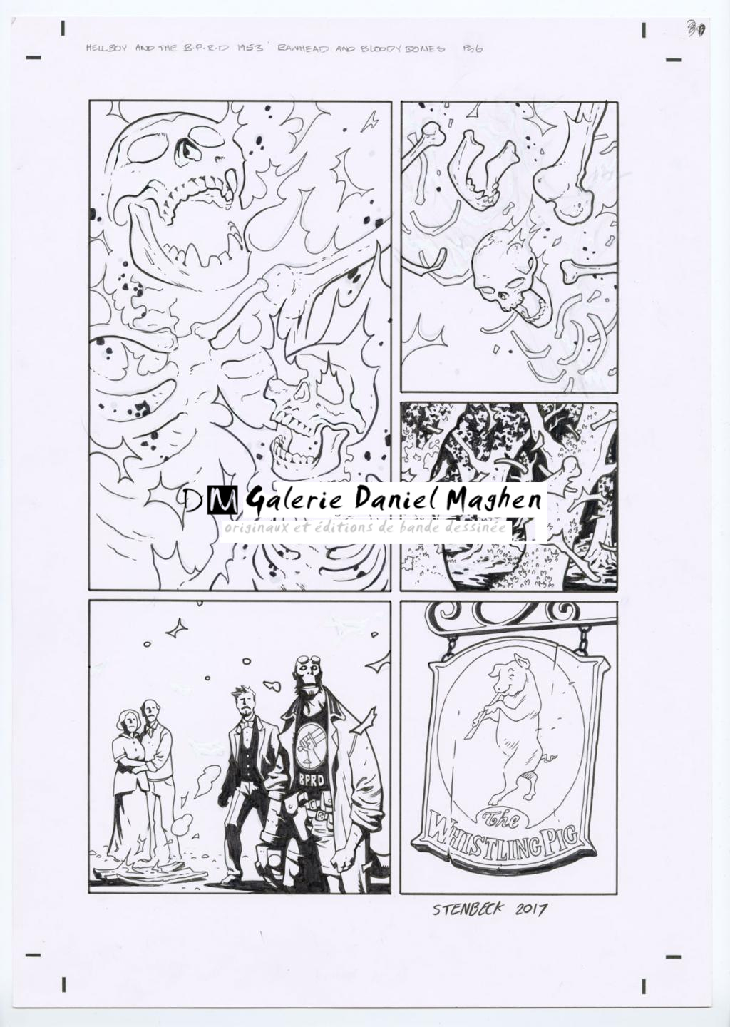 Illustration originale - Ben Stenbeck - Encre de Chine sur papier - 4141