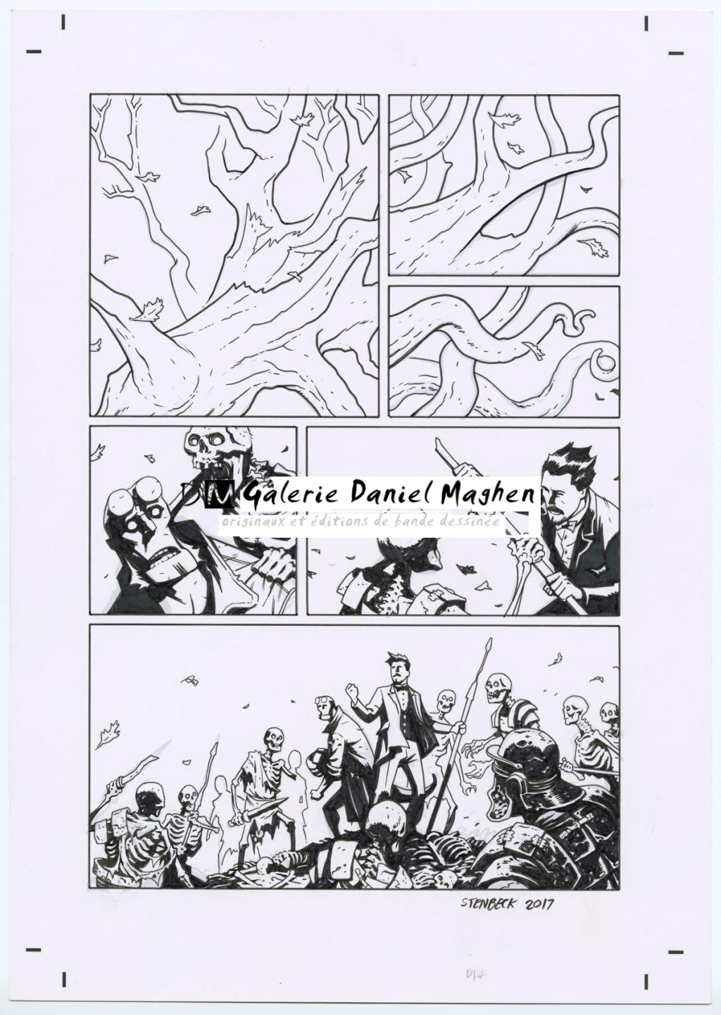 Illustration originale - Ben Stenbeck - Encre de Chine sur papier - 4142