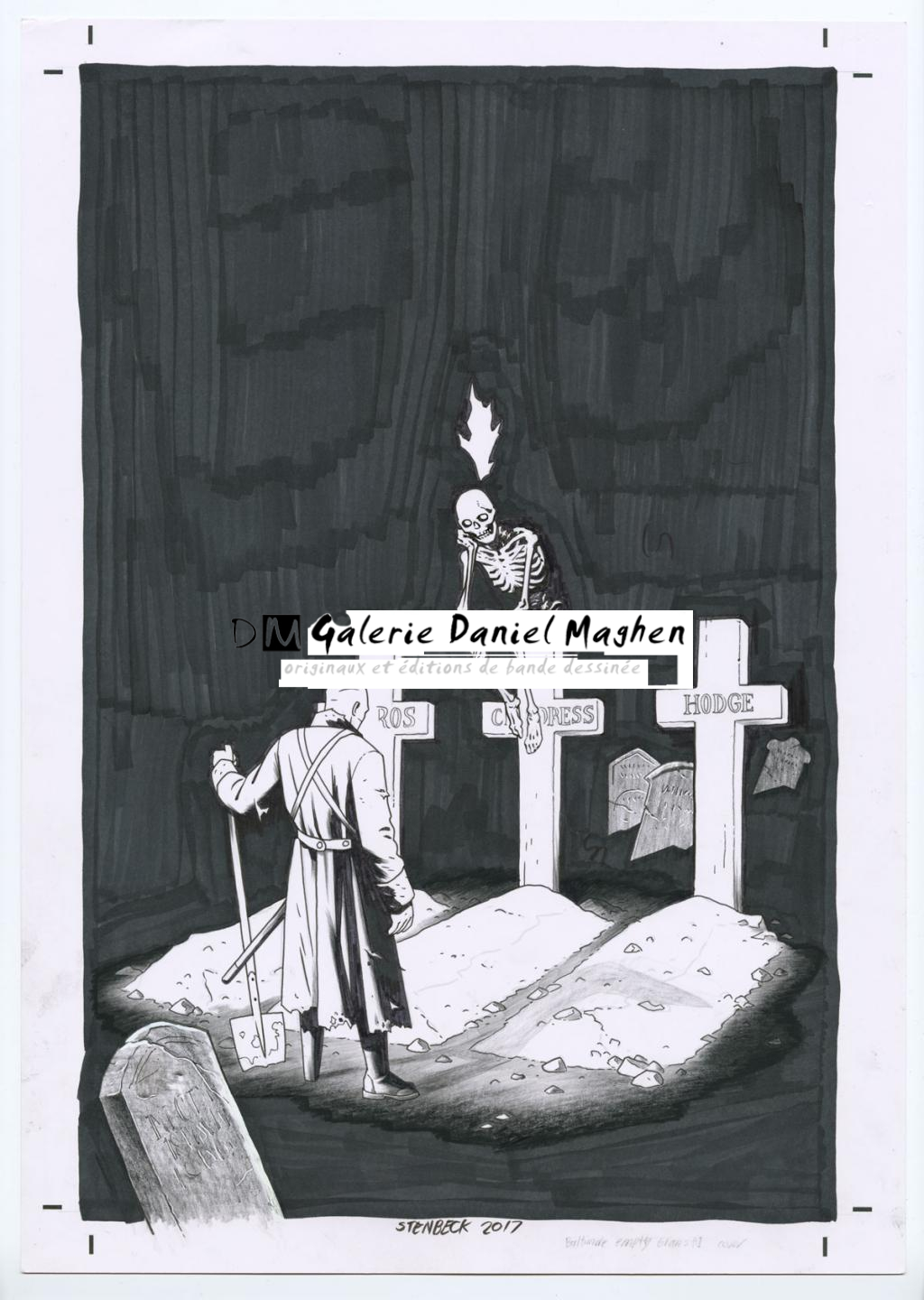 Illustration originale - Ben Stenbeck - Encre de Chine sur papier - 4143