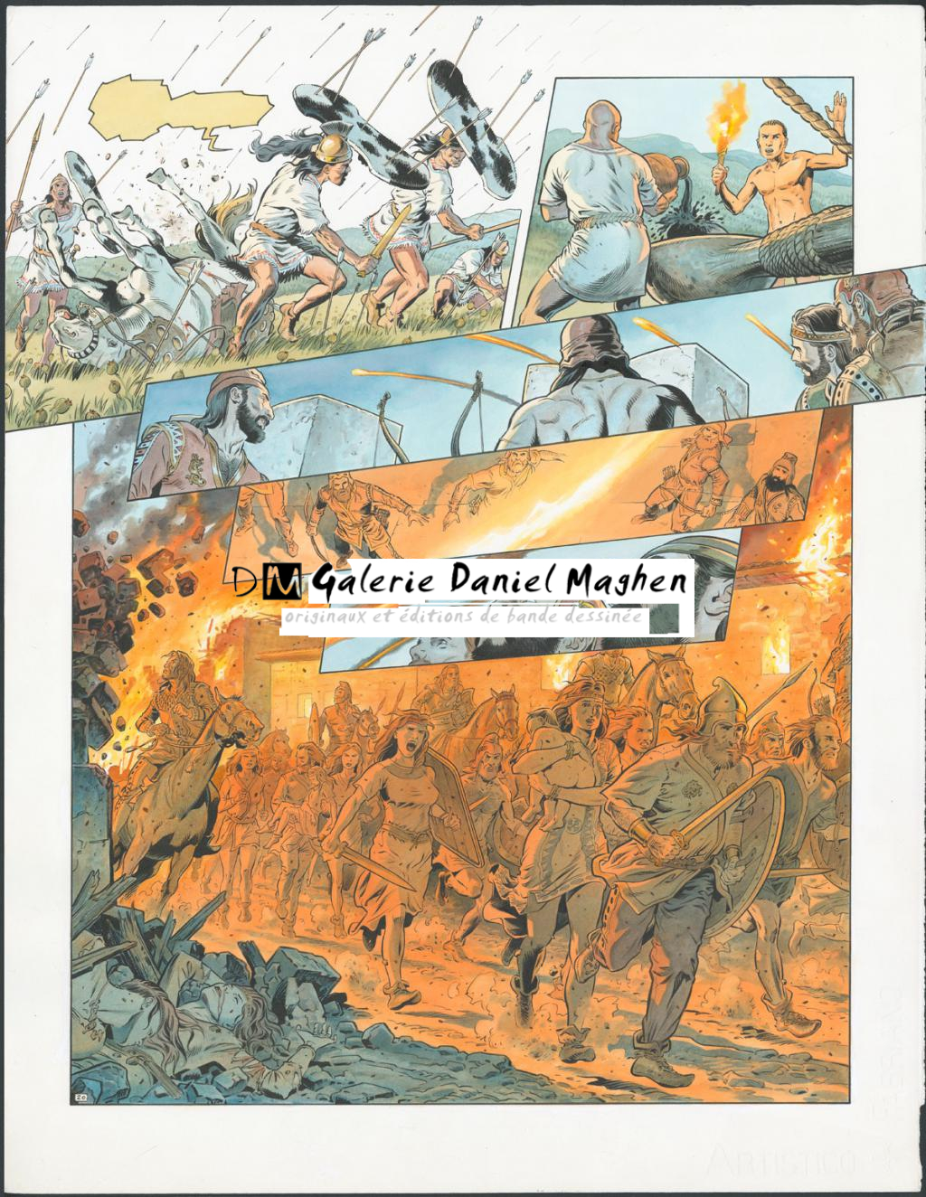 Planche originale n°20 - François Miville-Deschênes - Technique mixte - 4178