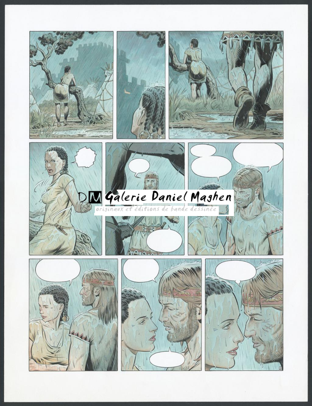 Planche originale n°23 - François Miville-Deschênes - Technique mixte - 4179