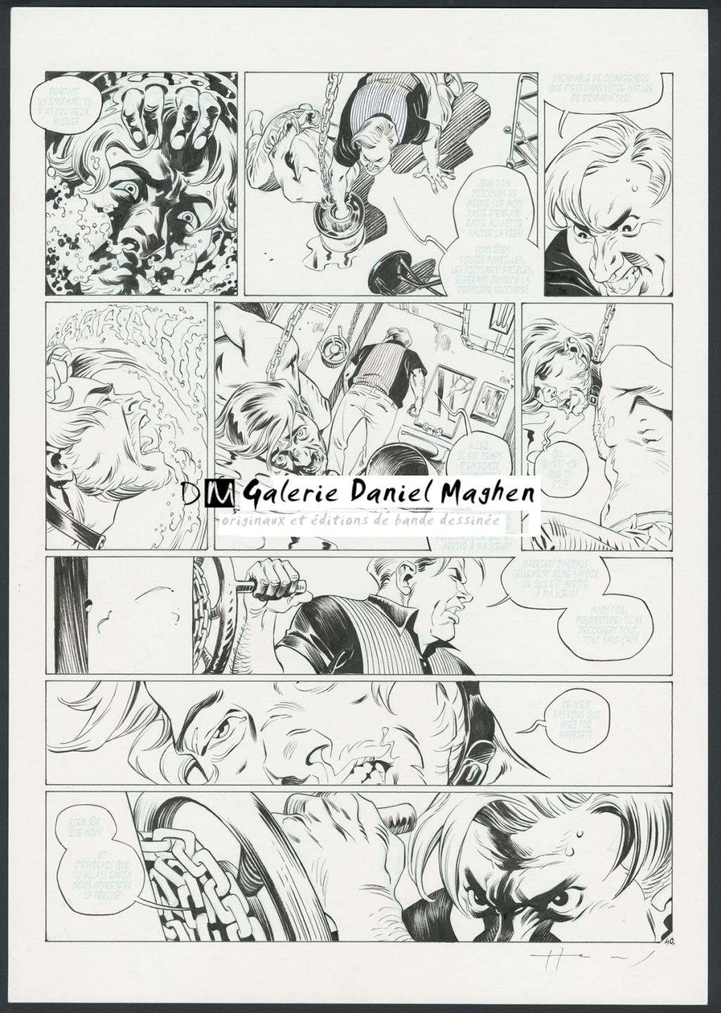 Planche originale - Homs - Encre de Chine sur papier - 3687