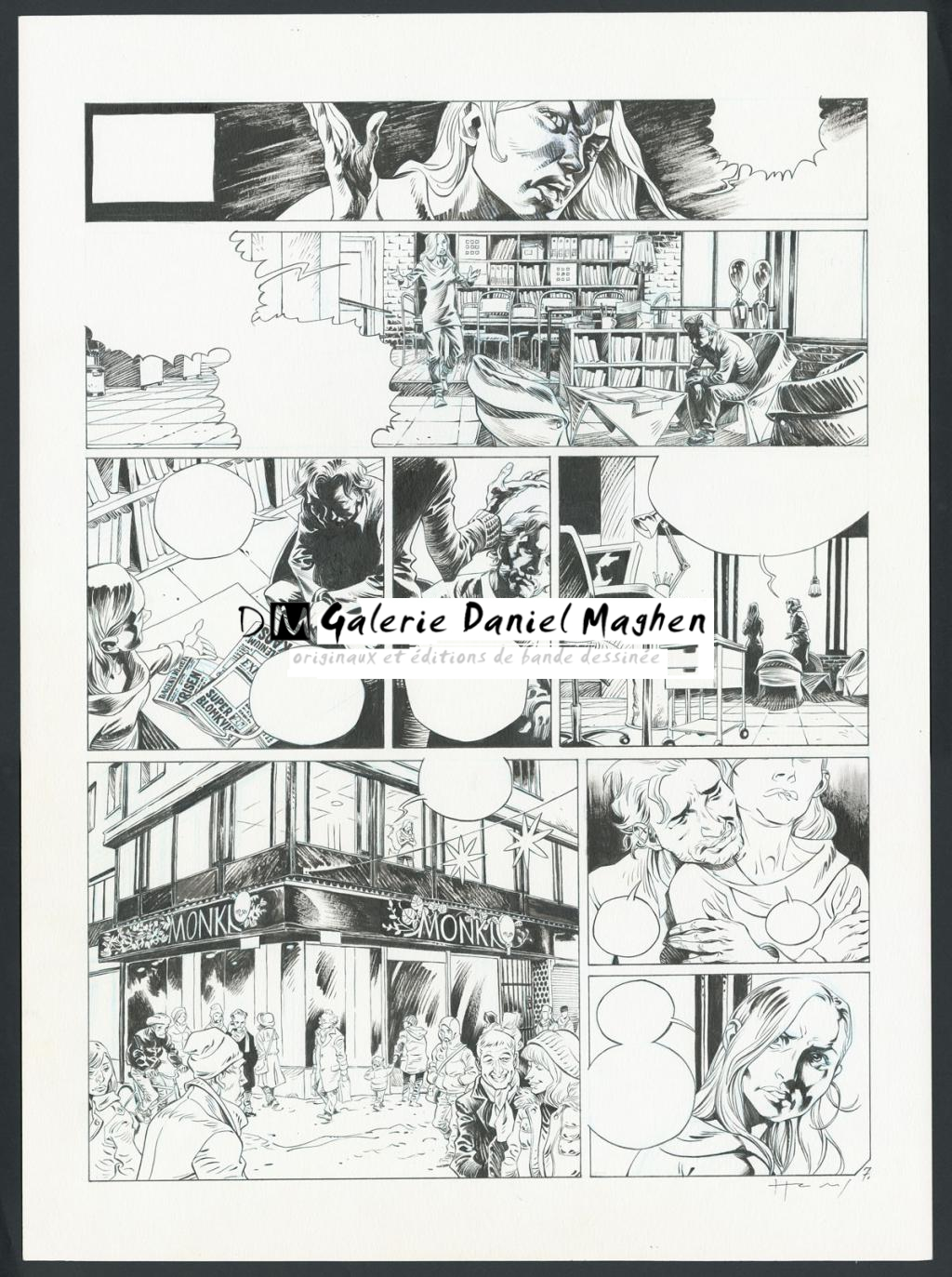 Planche originale - Homs - Encre de Chine sur papier - 3688