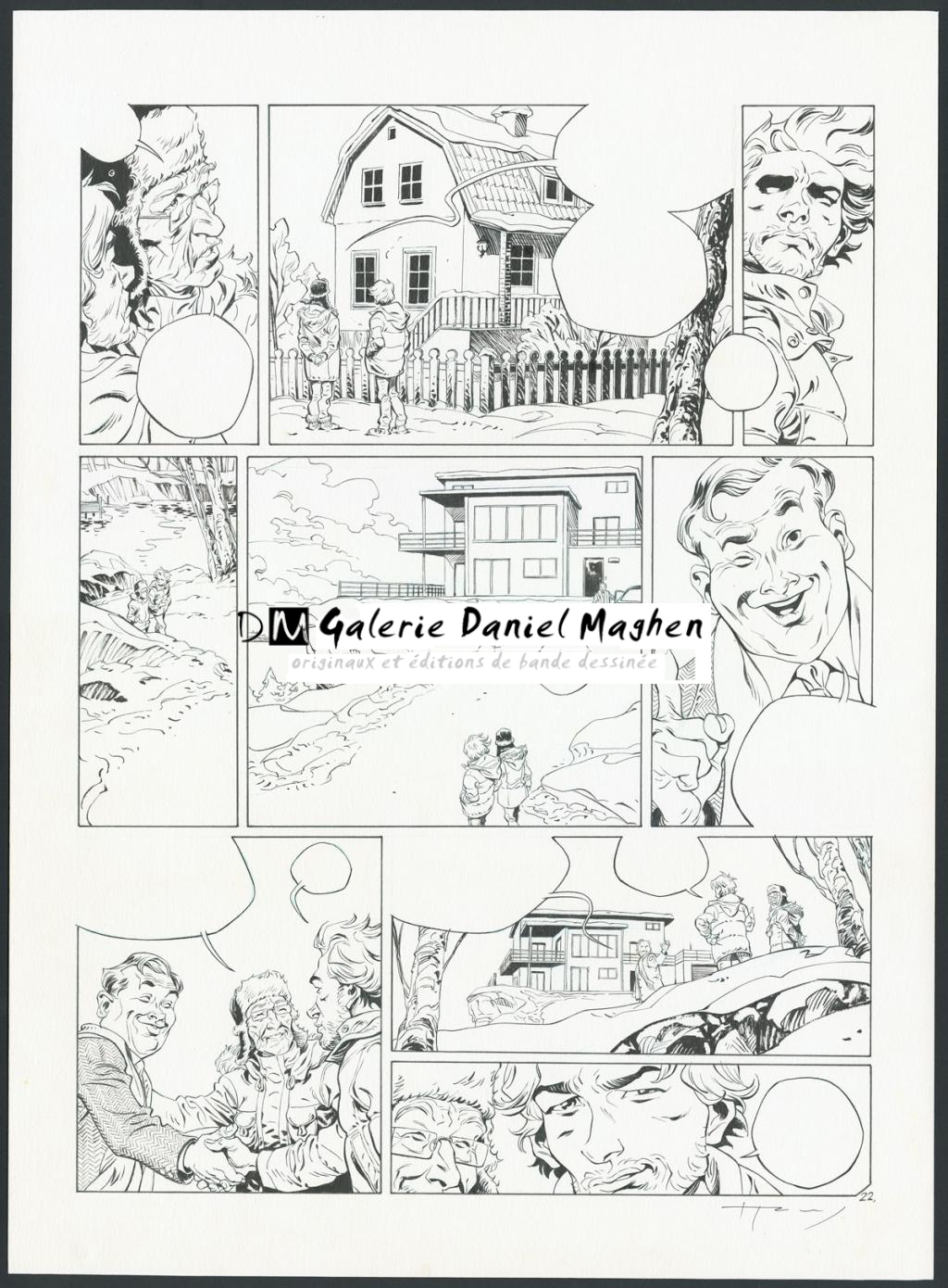 Planche originale - Homs - Encre de Chine sur papier - 3689