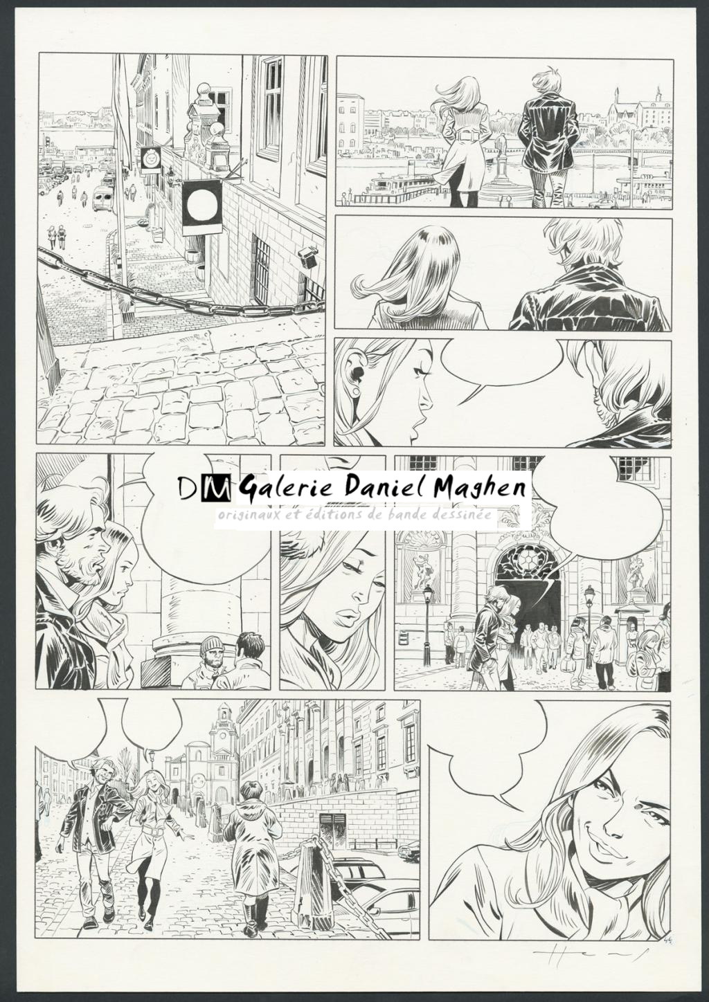 Planche originale - Homs - Encre de Chine sur papier - 5628