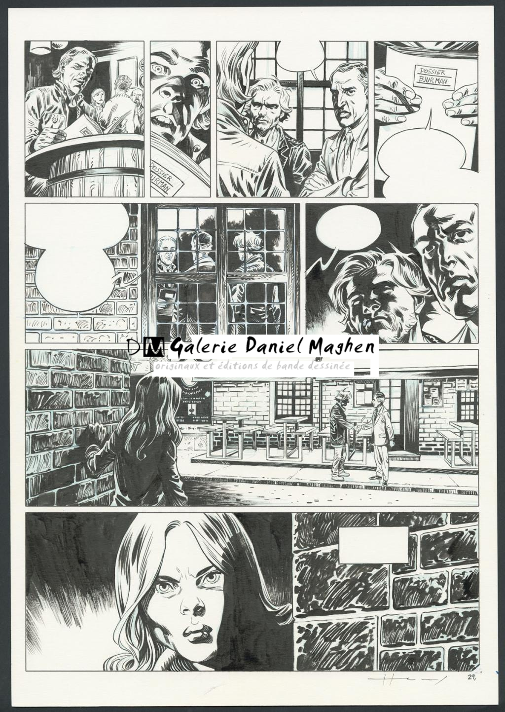 Planche originale - Homs - Encre de Chine sur papier - 5629