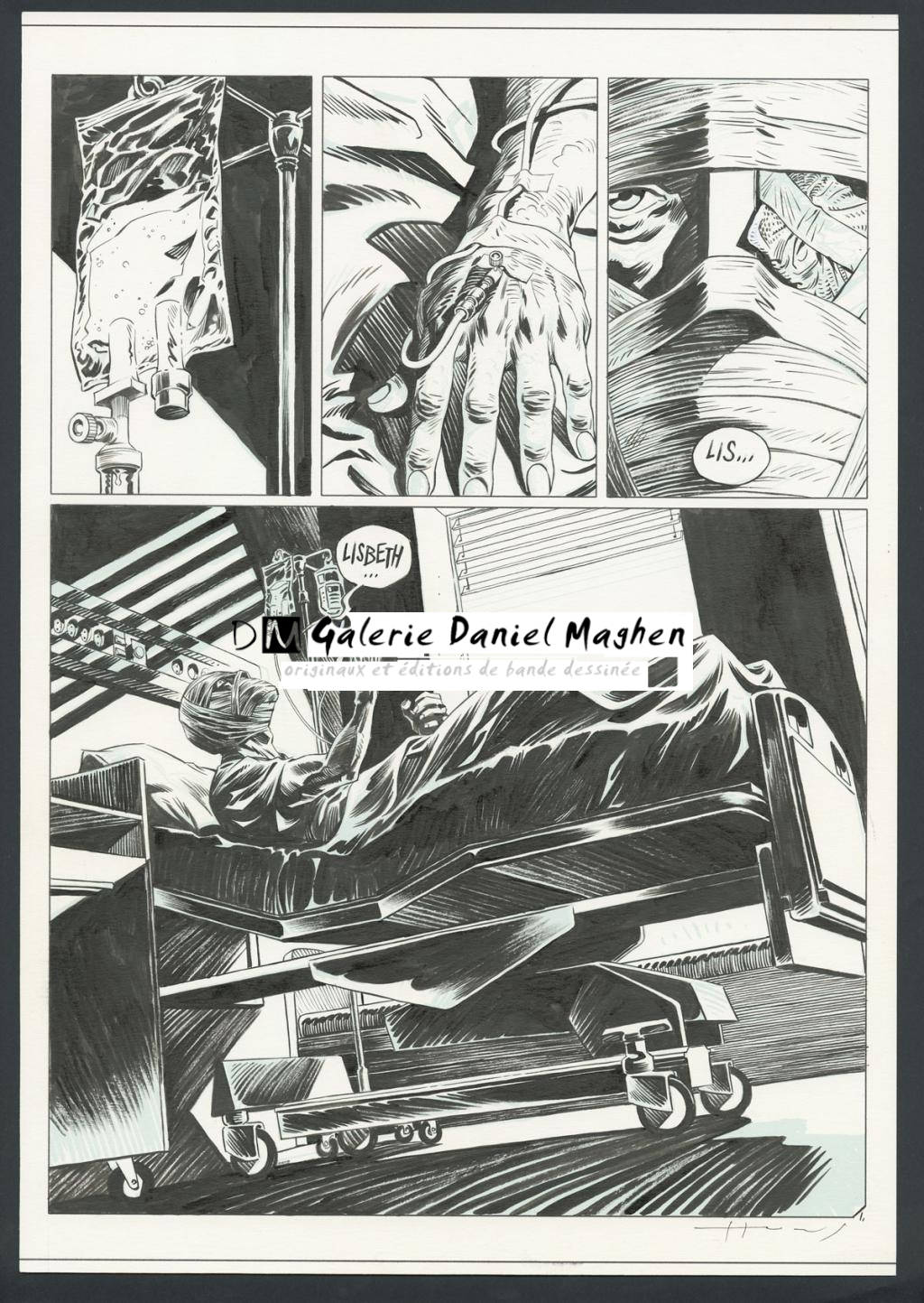 Planche originale - Homs - Encre de Chine sur papier - 3691