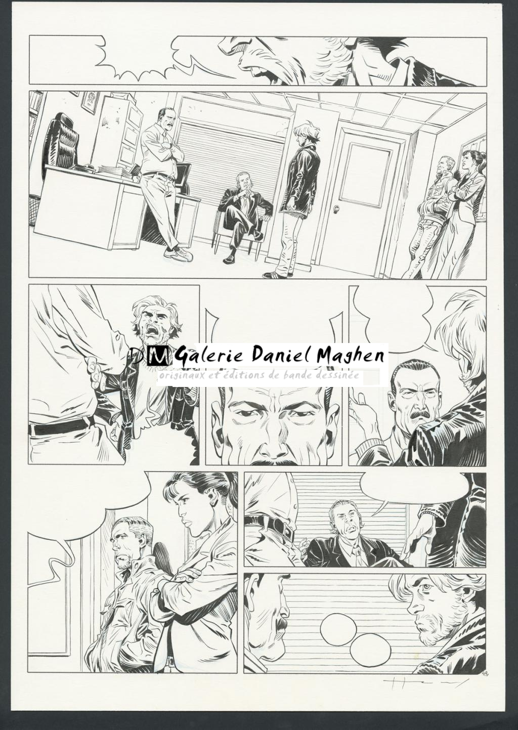 Planche originale - Homs - Encre de Chine sur papier - 3692