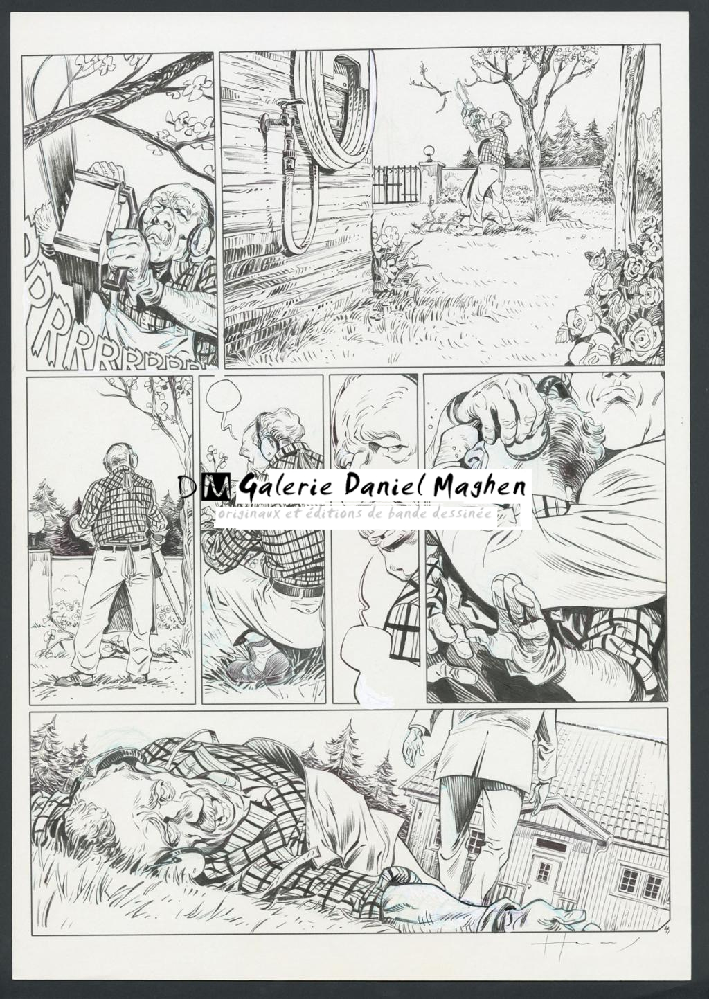 Planche originale - Homs - Encre de Chine sur papier - 3693