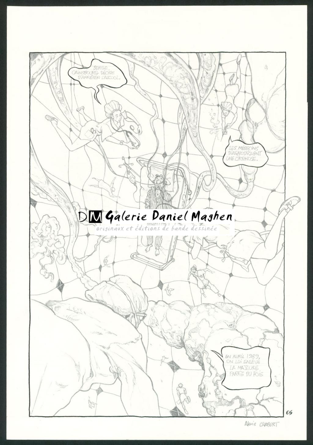 planche originale n°65 - Alexis Chabert - Encre de Chine et crayon sur papier - 3702