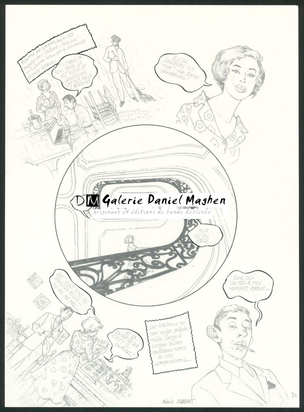 planche originale n°20 - Alexis Chabert - Encre de Chine et crayon sur papier - 3704