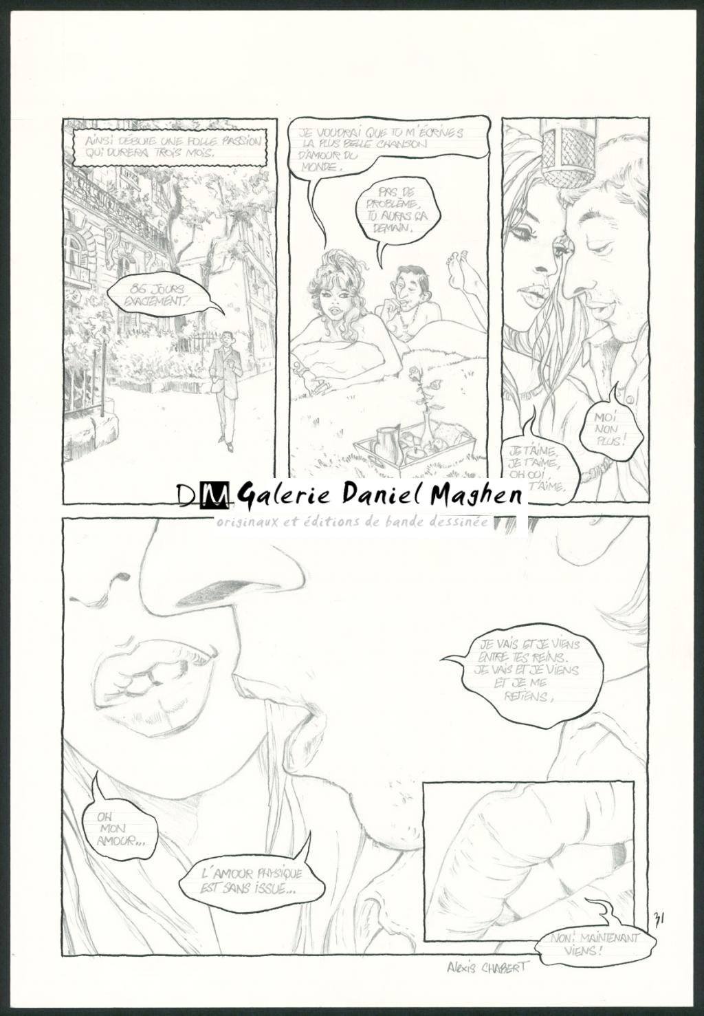 planche originale n°31 - Alexis Chabert - Encre de Chine et crayon sur papier - 3794