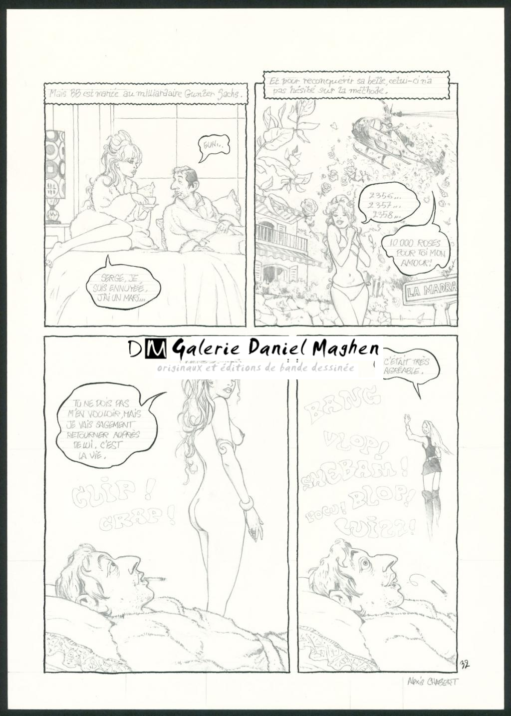 planche originale n°32 - Alexis Chabert - Encre de Chine et crayon sur papier - 3720