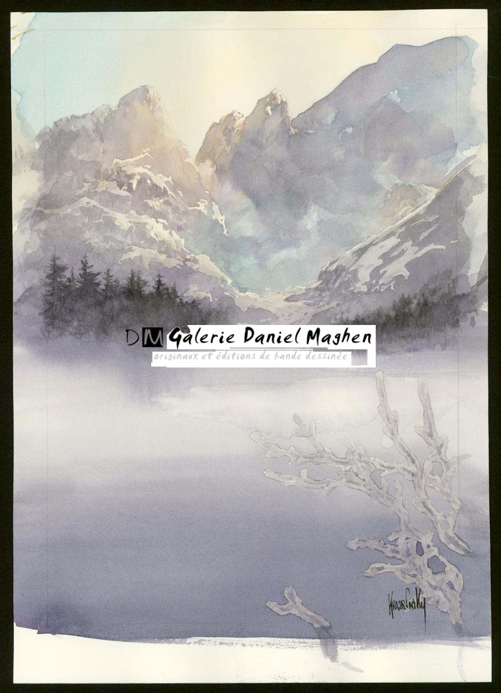 Planche originale - Jean-Paul Krassinsky - Aquarelle et encre de Chine - 3901