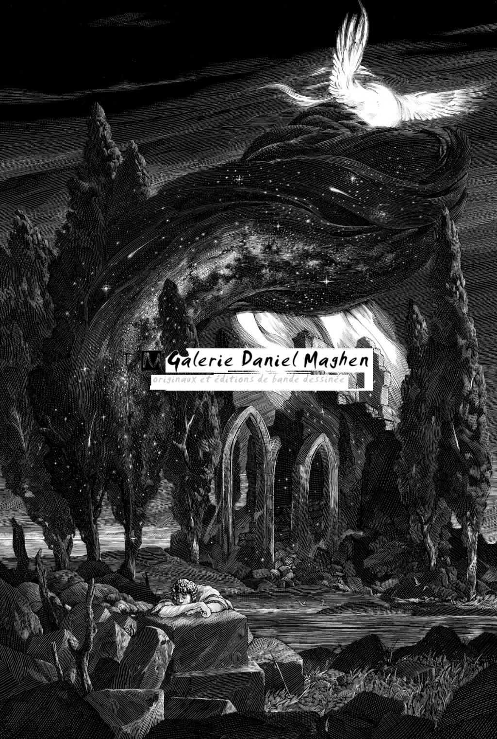 Illustration intitulée Les Variations Goldberg - Nicolas Delort - Carte à gratter - 3911