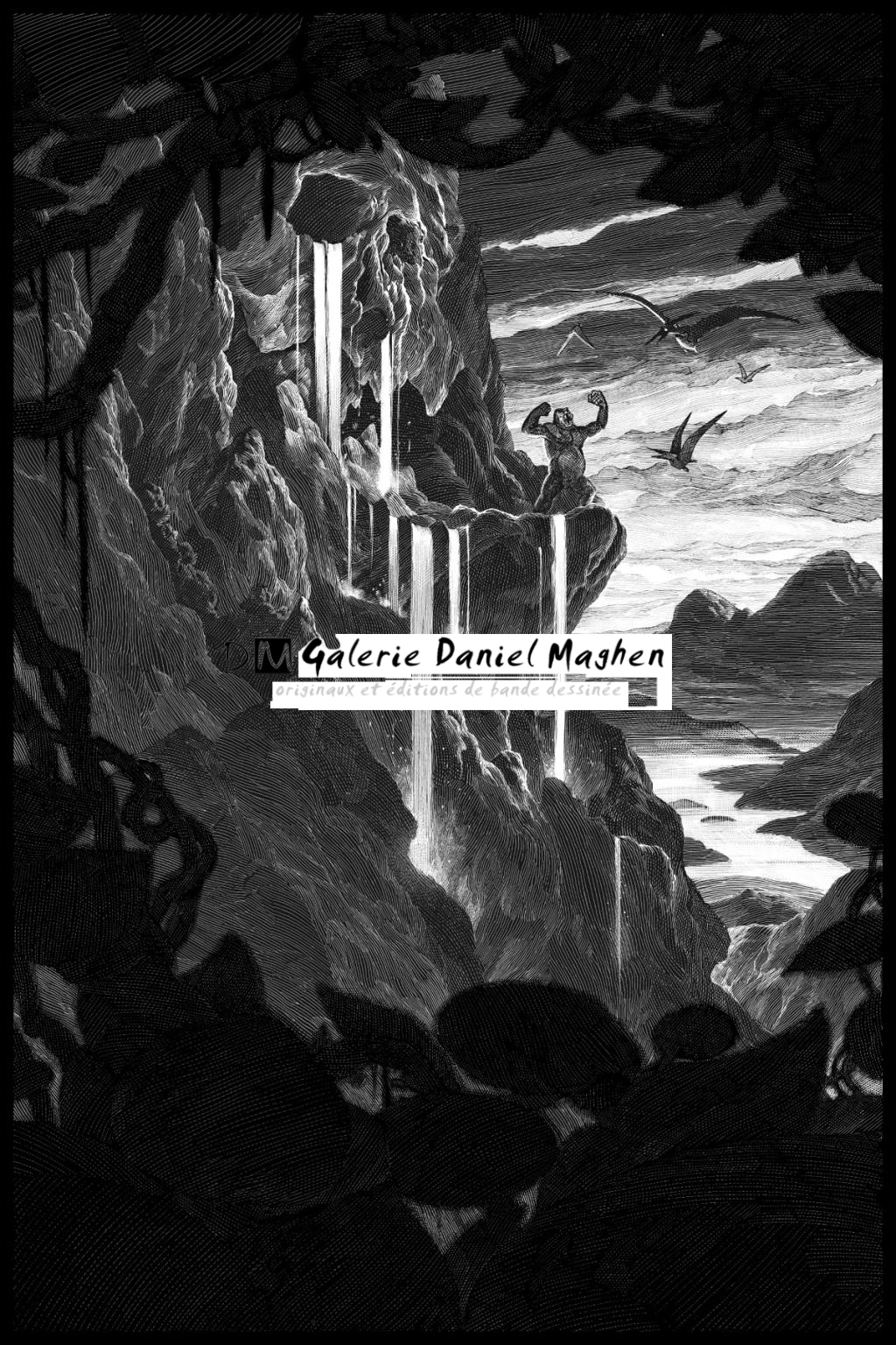 Illustration intitulée King Kong - Nicolas Delort - Carte à gratter - 3913