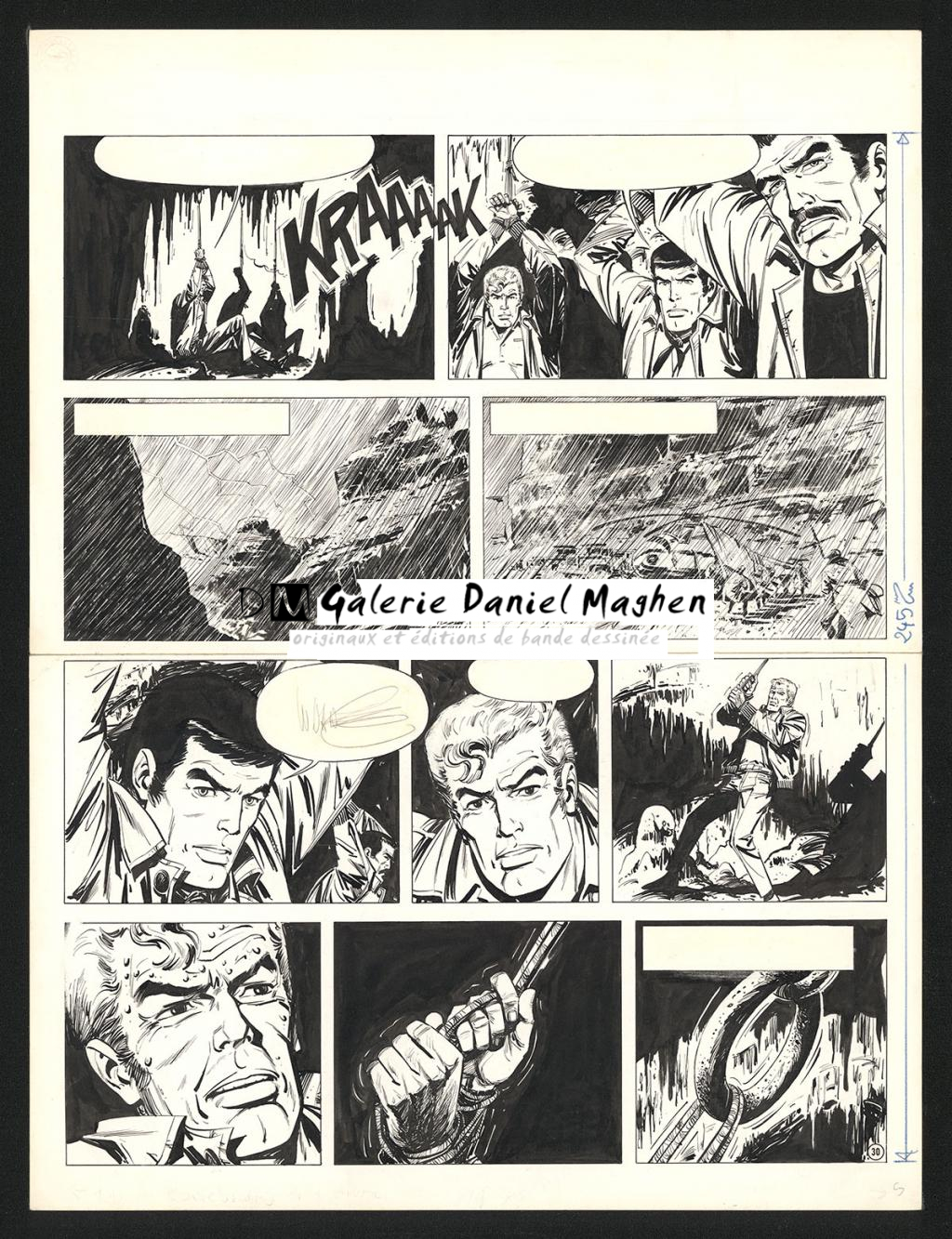 Planche originale n°30 - William Vance - Encre de Chine sur papier - 5776