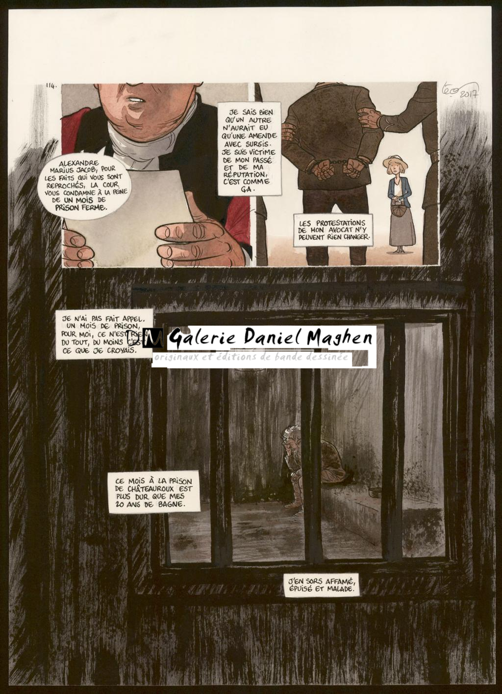 Planche originale - Leonard Chemineau - Aquarelle et encre de Chine sur papier - 3932