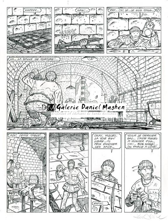 Planche originale - René Sterne - Encre de Chine sur papier - 3744