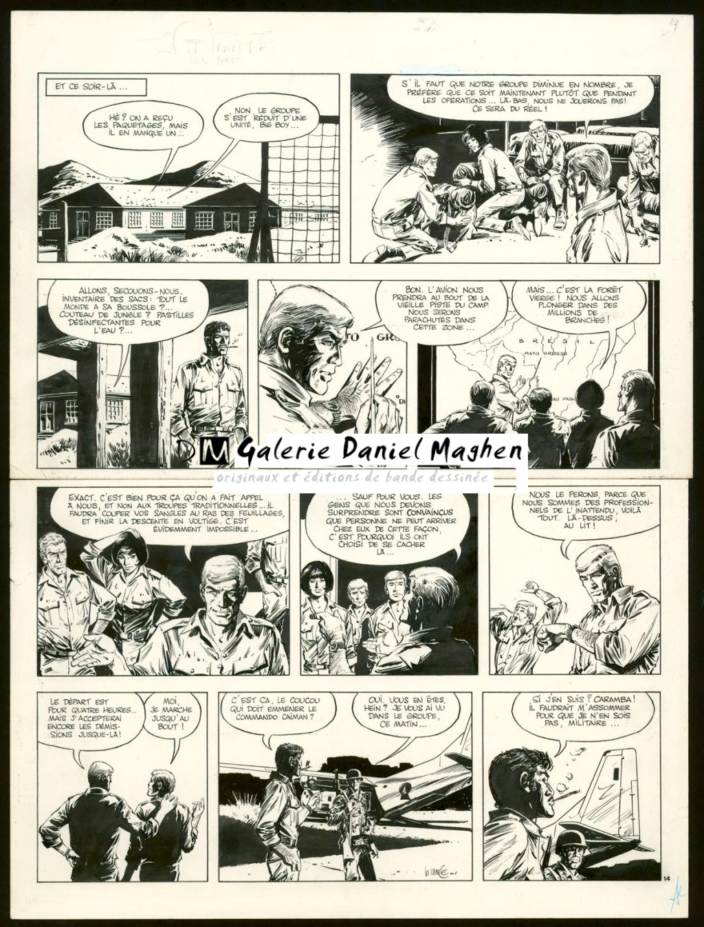 Planche originale n°14 - William Vance - Encre de Chine sur papier - 5755