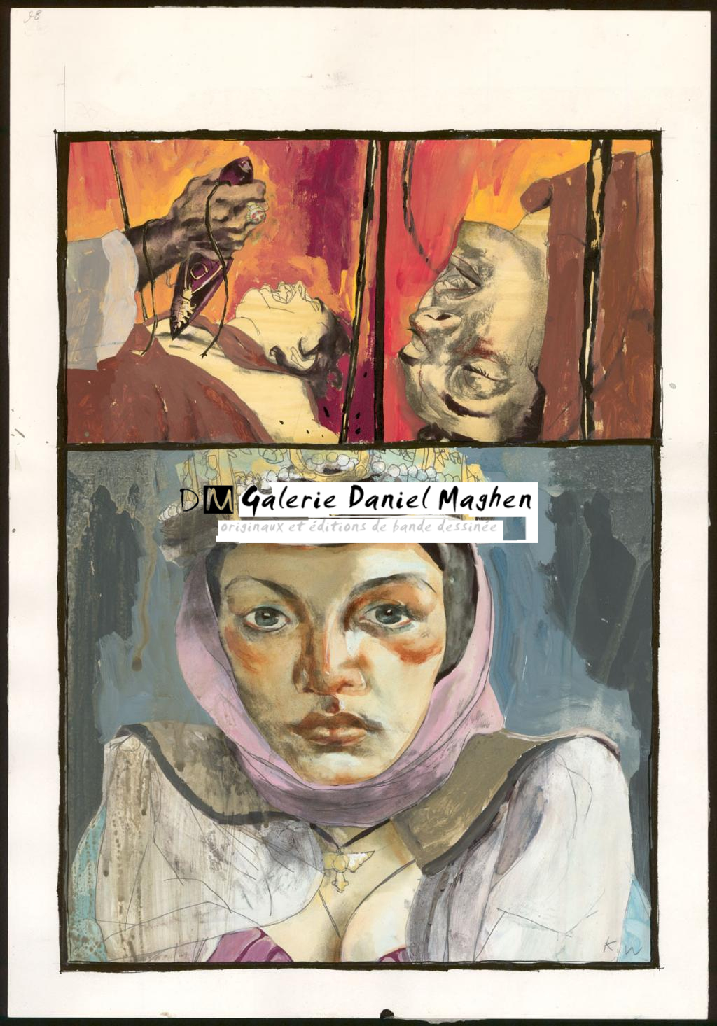 planche originale - Kent Williams - Acrylique - 3863